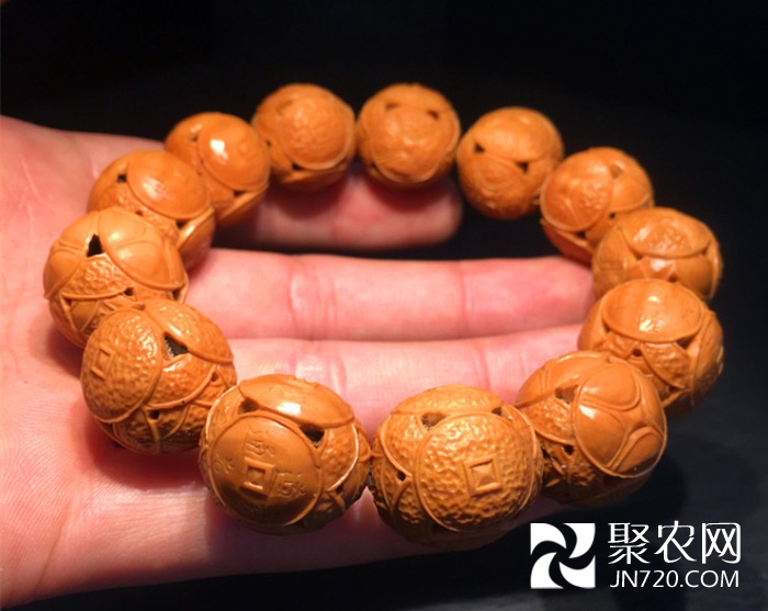 22-猴頭核桃核雕-財源滾滾